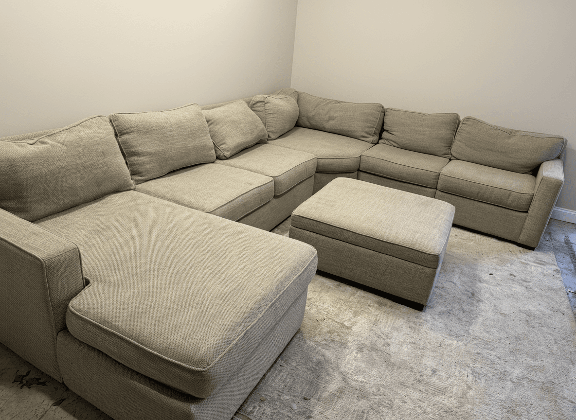 Macy's Radley sectional, full view