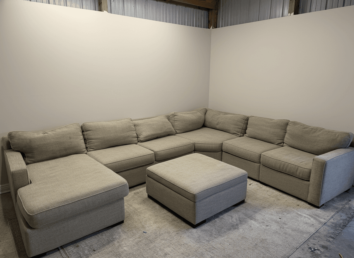 Radley sectional from the side