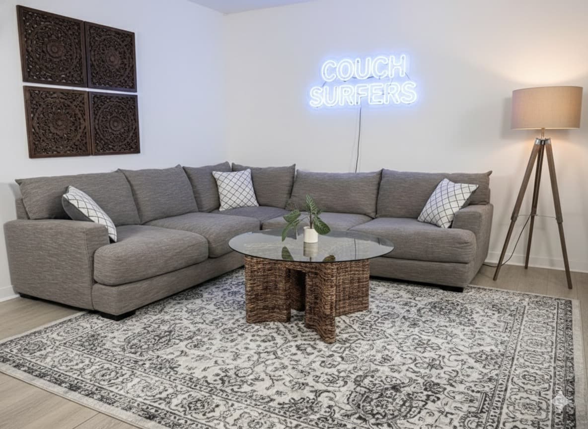 Raymour & Flanigan sectional with chaise