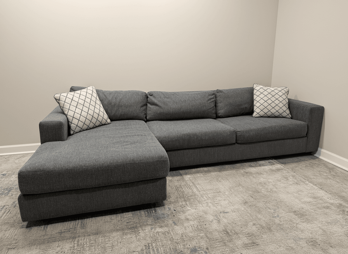 Urban sofa close-up